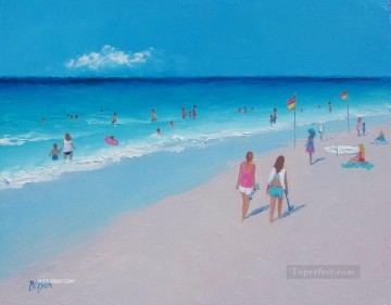 Impresionismo Painting - La playa de los Skaters Impresionismo infantil